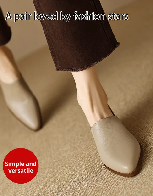 ✨ Spring/Summer Hot Sale 50% OFF 💕Women's Vintage Pointed Toe Slip-On Soft Shoes