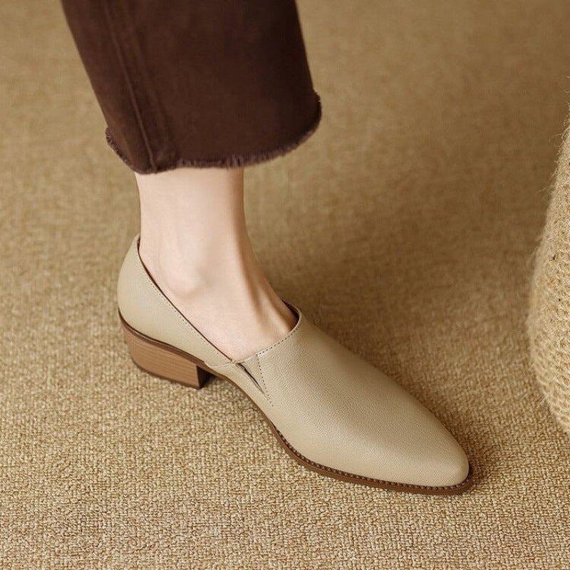 ✨ Spring/Summer Hot Sale 50% OFF 💕Women's Vintage Pointed Toe Slip-On Soft Shoes