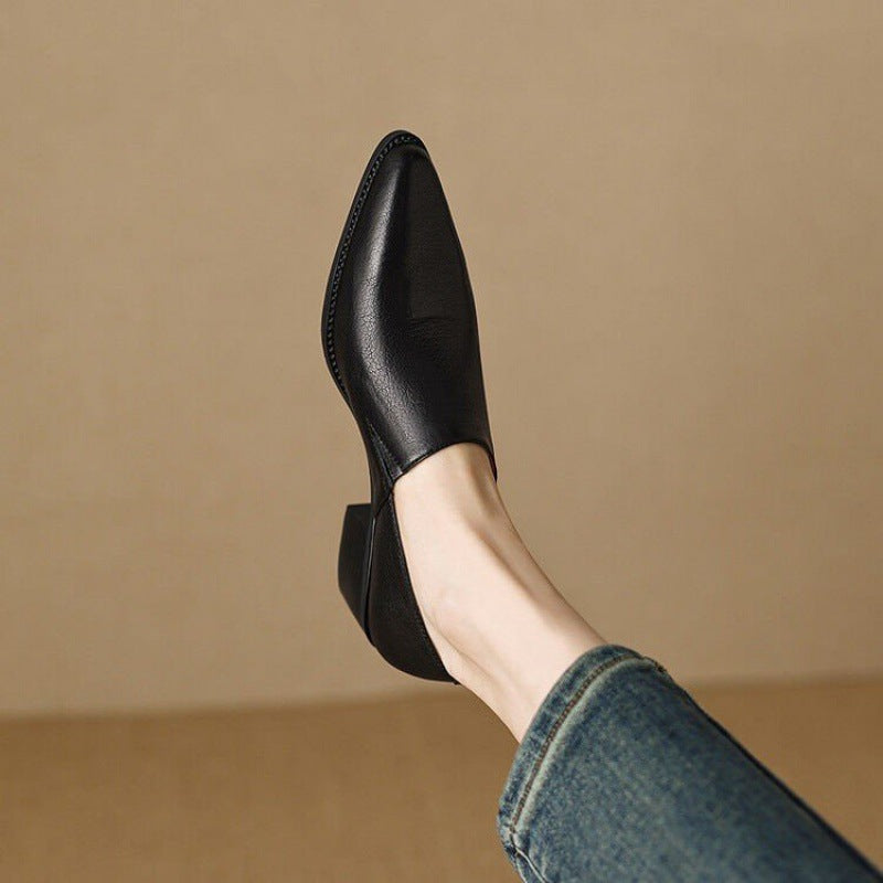 ✨ Spring/Summer Hot Sale 50% OFF 💕Women's Vintage Pointed Toe Slip-On Soft Shoes