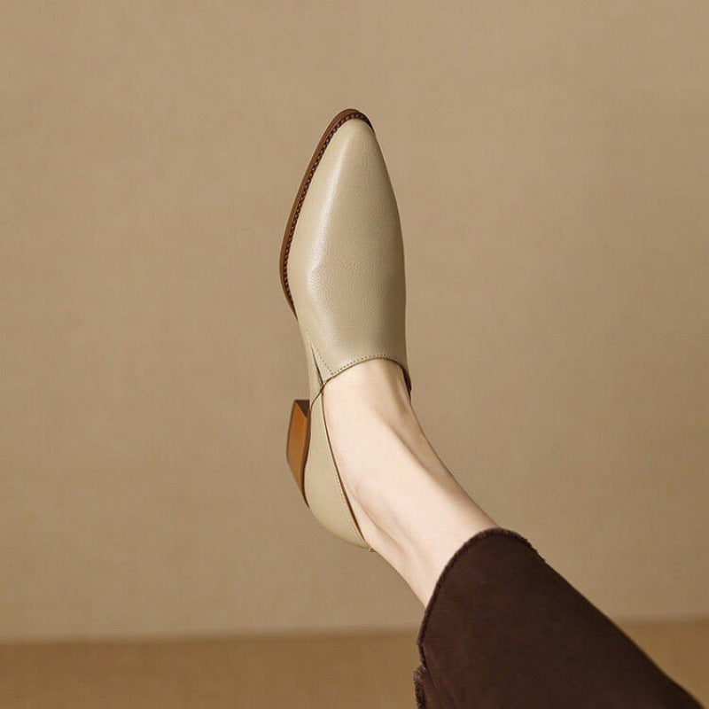 ✨ Spring/Summer Hot Sale 50% OFF 💕Women's Vintage Pointed Toe Slip-On Soft Shoes