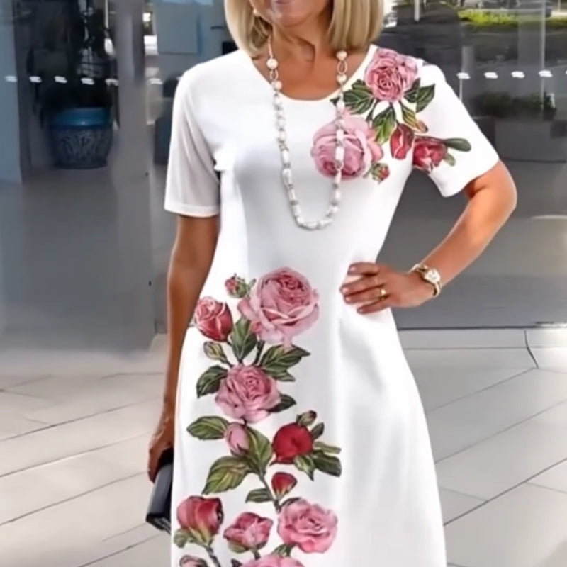 🌸Spring Specials💐 Rose Bloom Short Sleeve Dress