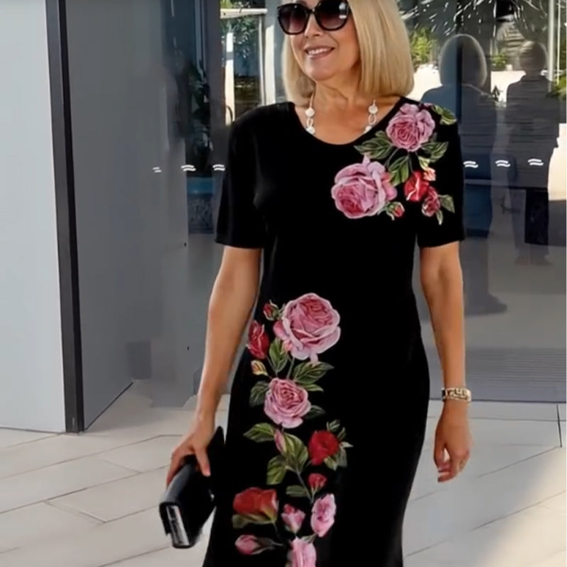 🌸Spring Specials💐 Rose Bloom Short Sleeve Dress