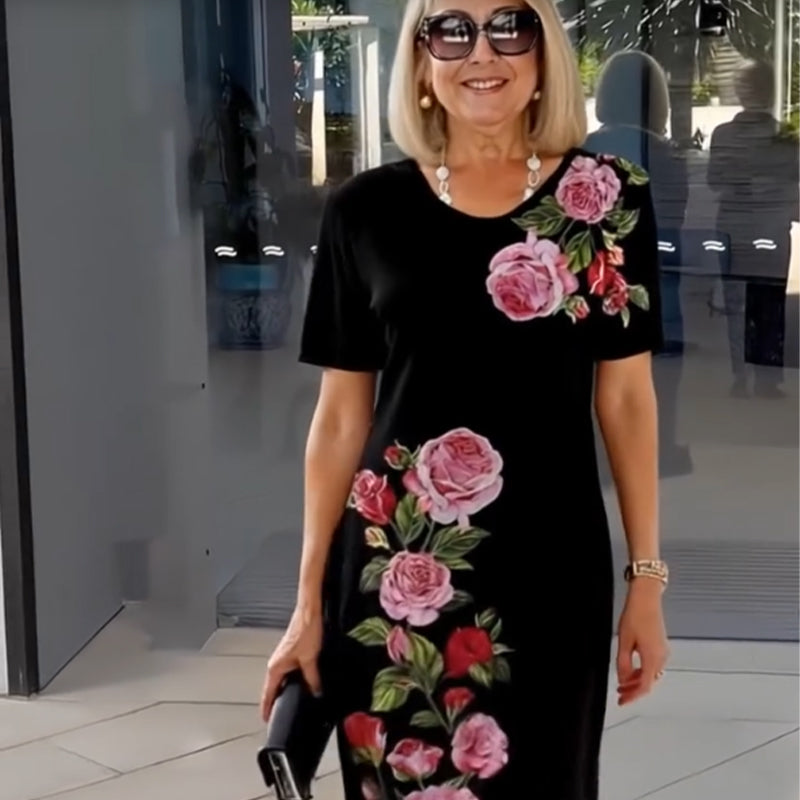 🌸Spring Specials💐 Rose Bloom Short Sleeve Dress
