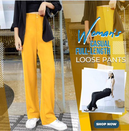 ✨Hot Sale-50% OFF✨Women's Casual Full-Length Loose Pants