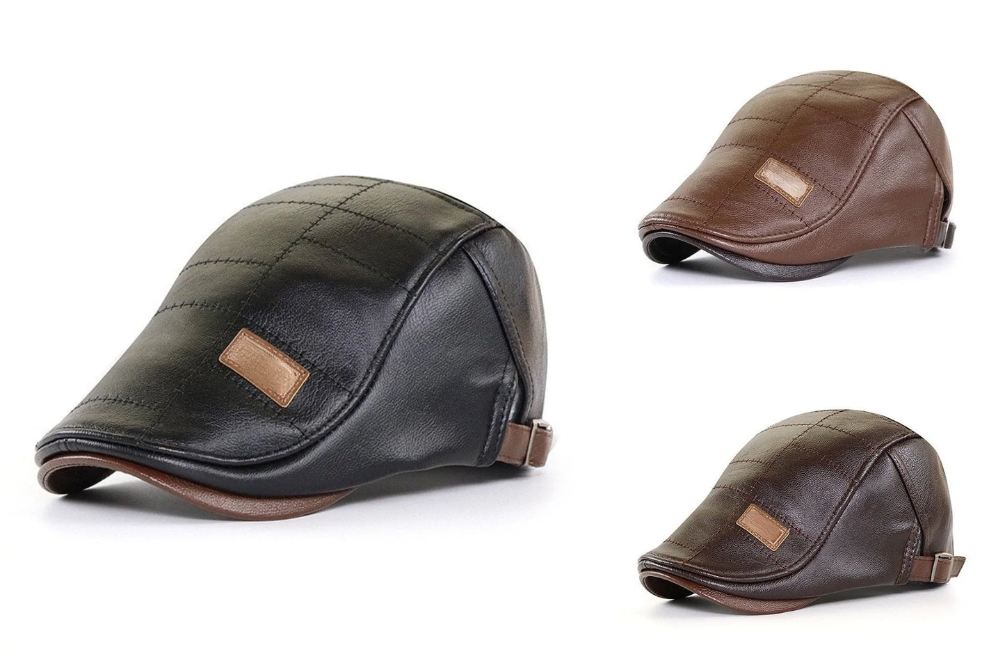 🎅Christmas hot sale🔥New Fashion Leather Beret