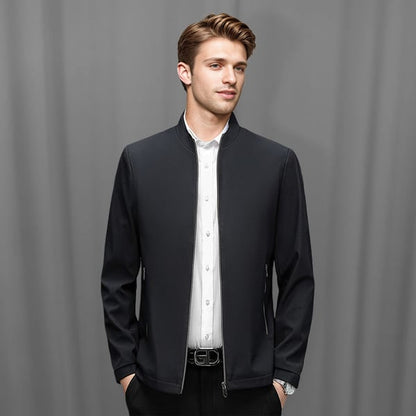 ✨HOT SALE 50% OFF✨Men's Standing Collar Zipper Casual Jacket