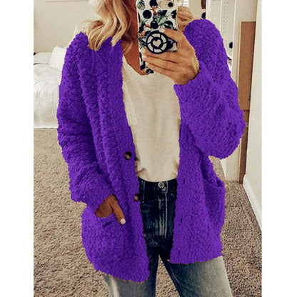 Women's Popcorn Plush Cardigan