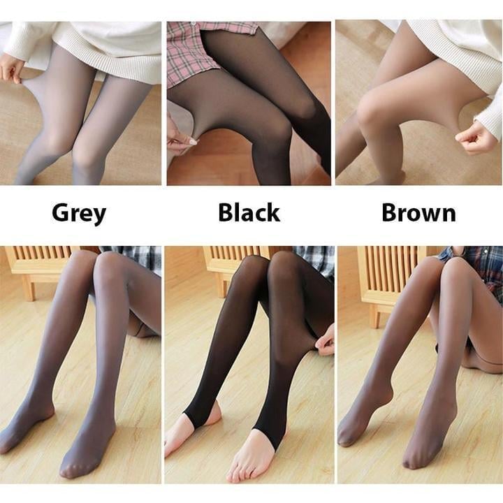 🎅Christmas discount 50%🎄Flawless Legs Fake Translucent Warm Fleece Pantyhose