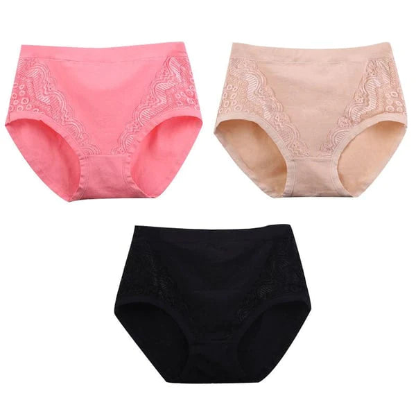 ⏰New Years Sale - 50% Off ✨ Plus Size High Waist Leak Proof Cotton Panties