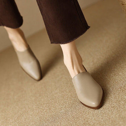 ✨ Spring/Summer Hot Sale 50% OFF 💕Women's Vintage Pointed Toe Slip-On Soft Shoes