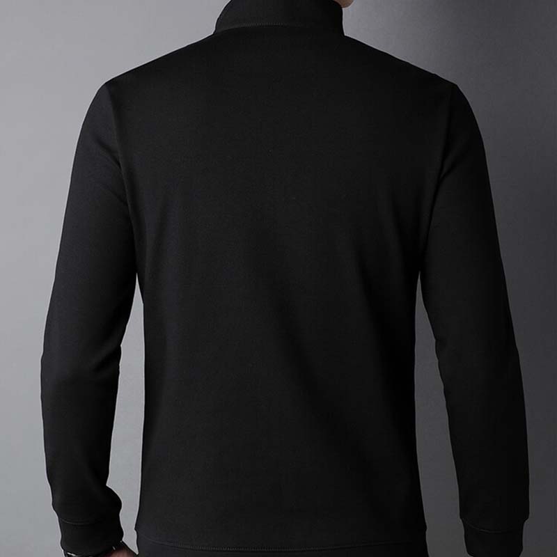 🎅Christmas Specials🎁Men's Solid Half Zip Long-Sleeve Tops