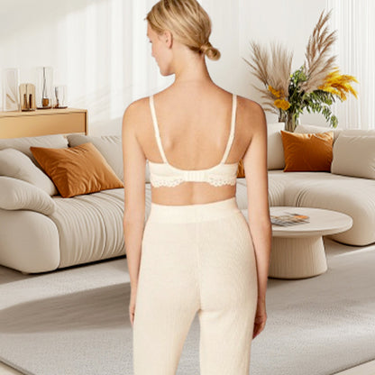 Lace Wire-Free Maternity Nursing Bra