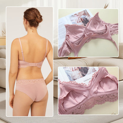 Lace Wire-Free Maternity Nursing Bra