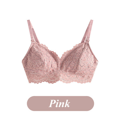 Lace Wire-Free Maternity Nursing Bra