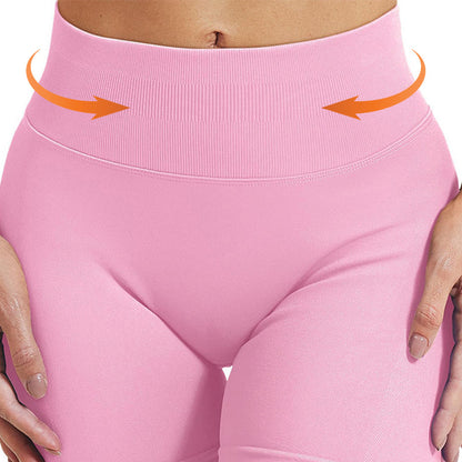 High-Waisted Quick-Dry Yoga & Cycling Shorts